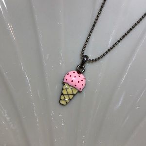 Cookie Lee Ice Cream Pendant Necklace